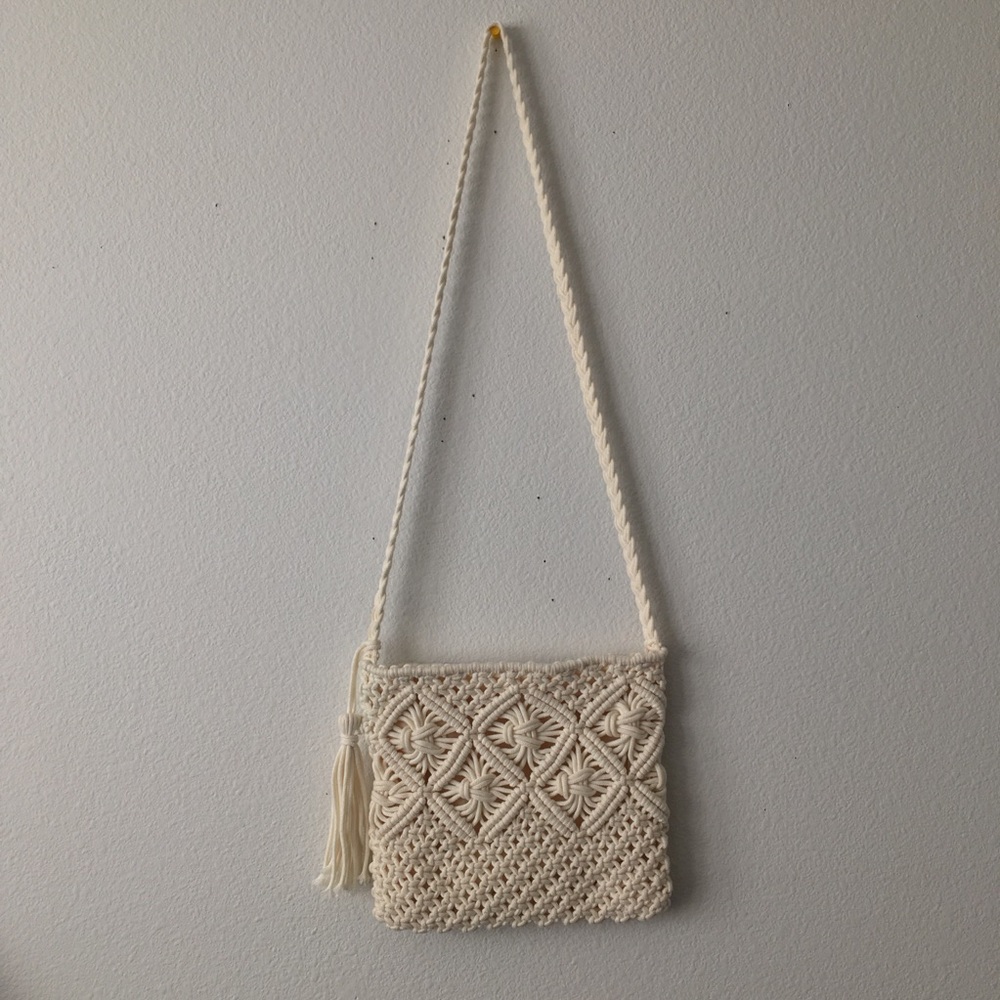 Woven Macramé Purse